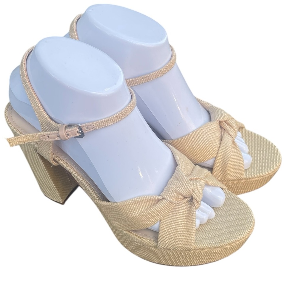 Marc Fisher DEREN3 Light Natural Heels, Size 8,‎ New